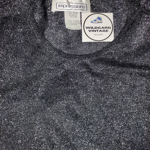 Metallic Glitter shirt size Large - Picture 3 of 3